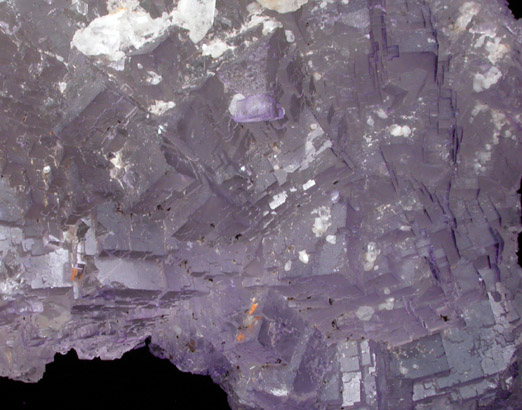 Fluorite with Quartz from Cave-in-Rock District, Hardin County, Illinois
