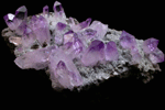 Quartz var. Amethyst from Piedra Parada, near Las Vigas, Tatatila, Veracruz, Mexico