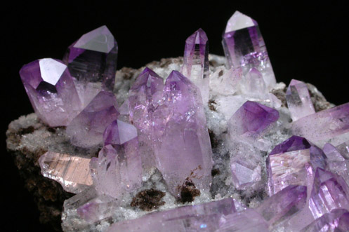 Quartz var. Amethyst from Piedra Parada, near Las Vigas, Tatatila, Veracruz, Mexico