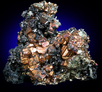Pyrite and Enargite from Leonard Mine, Butte Mining District, Summit Valley, Silver Bow County, Montana
