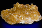 Mimetite on Calcite from Inglaterra Mine, Aquiles Serdán, Chihuahua, Mexico