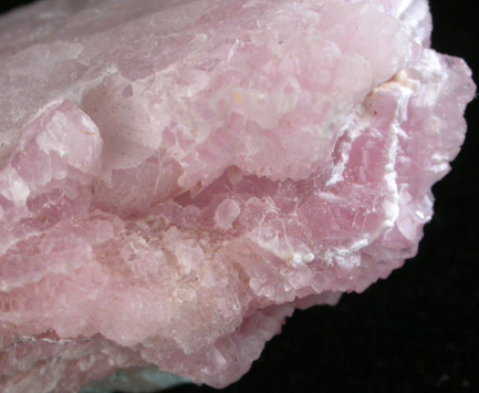 Quartz var. Rose Quartz crystals from Lavra da Ilha, Taquaral, Jequitinhonha River, Minas Gerais, Brazil