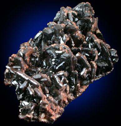 Descloizite with Smithsonite from Berg Aukas Mine, 16 km ENE of Grootfontein, Otavi Mountain Land, Namibia