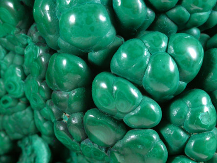 Malachite from Kolwezi Mining District, 240 km WNW of  Lubumbashi, Katanga Copperbelt, Lualaba Province, Democratic Republic of the Congo