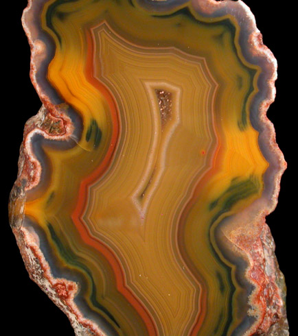 Quartz var. Condor Agate from San Rafael District, Mendoza Province, Argentina