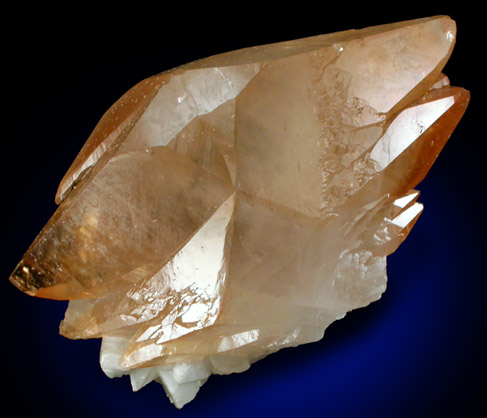 Calcite (twinned crystals) from Elmwood Mine, Carthage, Smith County, Tennessee