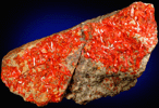 Crocoite from Dundas, Tasmania, Australia