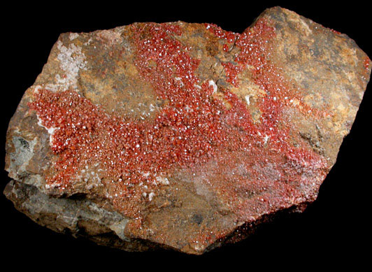 Vanadinite from Apache Mine (Vanadium Shaft), 8 km north of Globe, Gila County, Arizona