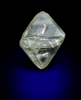 Diamond (1.06 carat yellow octahedral crystal) from Koffiefontein Mine, Free State (formerly Orange Free State), South Africa