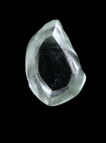 Diamond (0.48 carat flattened crystal) from Ippy, northeast of Banghi (Bangui), Central African Republic