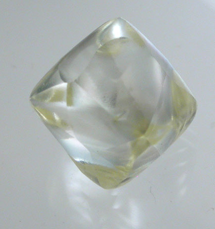 Diamond (1.68 carat gem-grade yellow octahedral crystal) from Koffiefontein Mine, Free State (formerly Orange Free State), South Africa