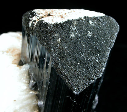 Schorl Tourmaline with Albite from Skardu District, Baltistan, Gilgit-Baltistan, Pakistan