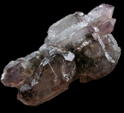 Quartz var. Amethyst-Smoky from Pohndorf Mine, Jefferson County, Montana