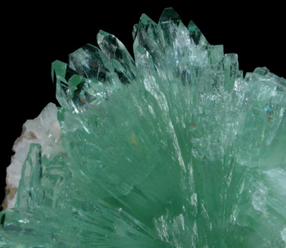 Apophyllite on Quartz from Pashan Hill Quarry, Poona District, Maharashtra, India