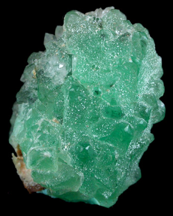 Fluorite with Quartz from Unaweep Canyon, 23.5 km south of Grand Junction, Mesa County, Colorado