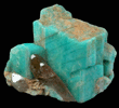 Microcline var. Amazonite with Smoky Quartz from Crystal Peak area, 6.5 km northeast of Lake George, Park-Teller Counties, Colorado