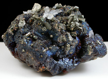 Sphalerite, Marcasite, Gypsum from Tri-State Lead-Zinc Mining District, near Joplin, Jasper County, Missouri