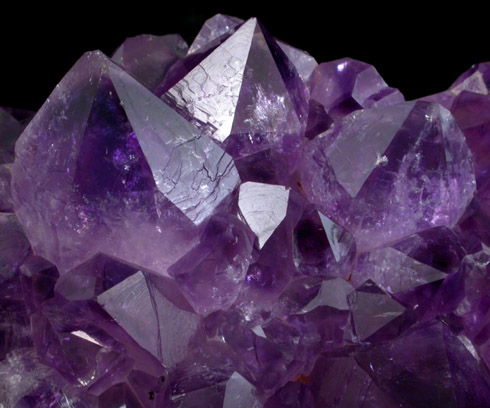 Quartz var. Amethyst from Catalan Agate-Amethyst District, Souther Paran Basalt Basin, Artigas, Uruguay