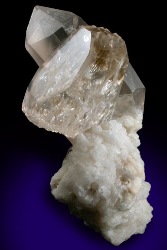 Topaz on Quartz from Gilgit District, Gilgit-Baltistan, Pakistan