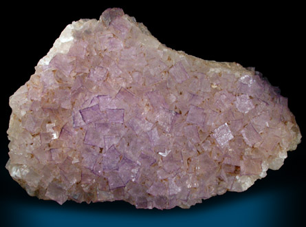 Fluorite on Barite from Caldwell Stone Quarry, Danville, Boyle County, Kentucky