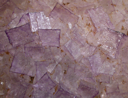 Fluorite on Barite from Caldwell Stone Quarry, Danville, Boyle County, Kentucky