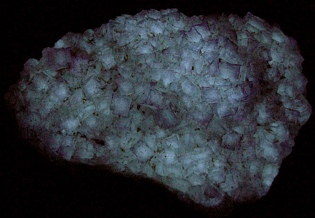 Fluorite on Barite from Caldwell Stone Quarry, Danville, Boyle County, Kentucky