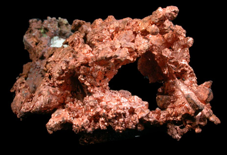 Copper (crystallized) from Ray Mine, Mineral Creek District, Pinal County, Arizona