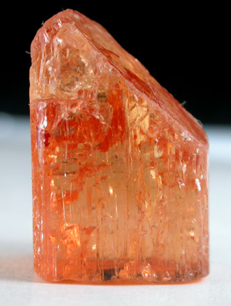 Topaz var. Imperial from Ouro Preto, Minas Gerais, Brazil