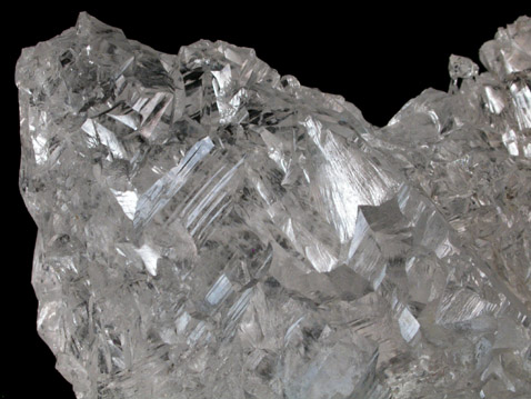 Quartz (etched crystals) from Tormiq area, northwest of Skardu, Haramosh Mountains, Baltistan, Gilgit-Baltistan, Pakistan