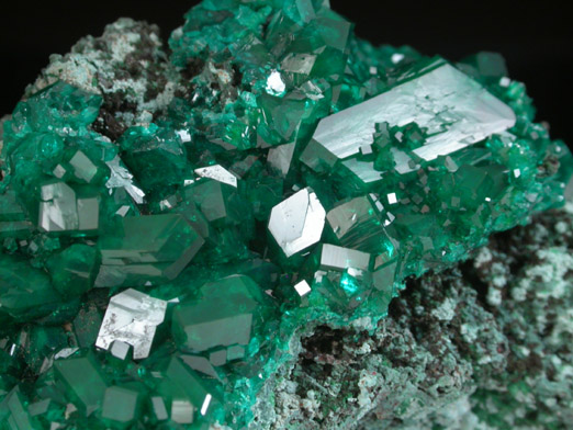 Dioptase from Tsumeb Mine, Otavi-Bergland District, Oshikoto, Namibia