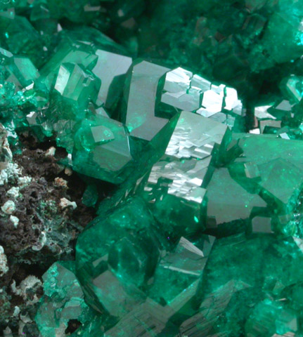 Dioptase from Tsumeb Mine, Otavi-Bergland District, Oshikoto, Namibia