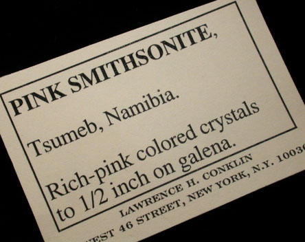 Smithsonite (cobalt-rich) from Tsumeb Mine, Otavi-Bergland District, Oshikoto, Namibia