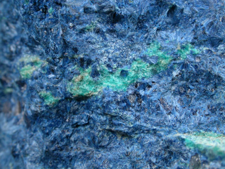 Shattuckite, Ajoite, Conichalcite from New Cornelia Mine, Ajo, Pima County, Arizona (Type Locality for Ajoite)