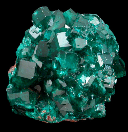 Dioptase from Tsumeb Mine, Otavi-Bergland District, Oshikoto, Namibia