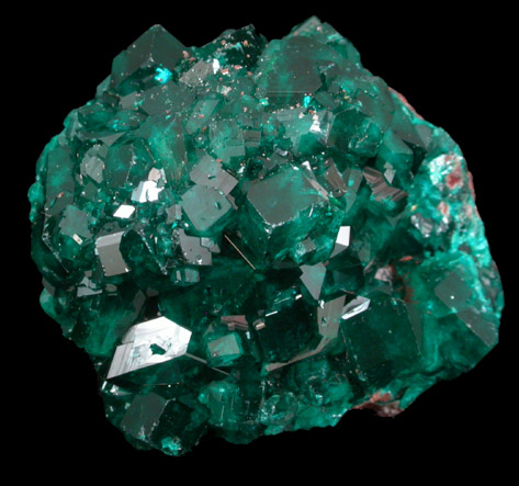 Dioptase from Tsumeb Mine, Otavi-Bergland District, Oshikoto, Namibia