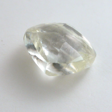 Diamond (0.66 carat gem-grade yellow flattened dodecahedral crystal) from Premier Mine, Gauteng Province, South Africa