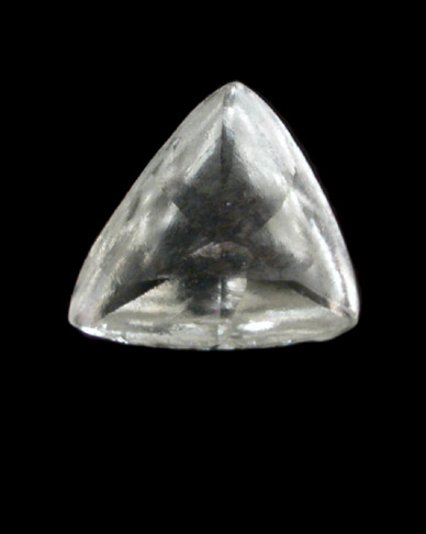 Diamond (0.64 carat macle, twinned crystal) from Premier Mine, Gauteng Province, South Africa