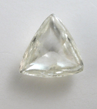 Diamond (0.64 carat macle, twinned crystal) from Premier Mine, Gauteng Province, South Africa