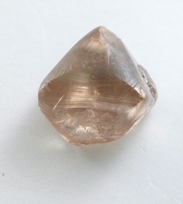 Diamond (0.80 carat brown octahedral crystal) from Northern Cape Province, South Africa