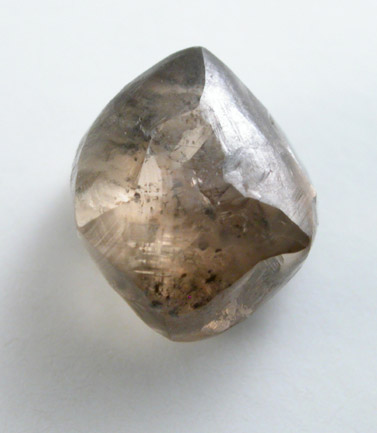 Diamond (1.41 carat brown dodecahedral crystal) from Mwadui, Shinyanga, Tanzania
