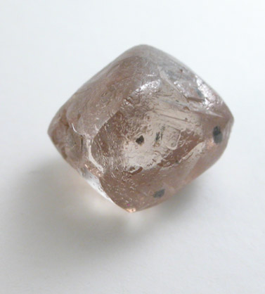 Diamond (1.45 carat brown octahedral crystal) from Mwadui, Shinyanga, Tanzania