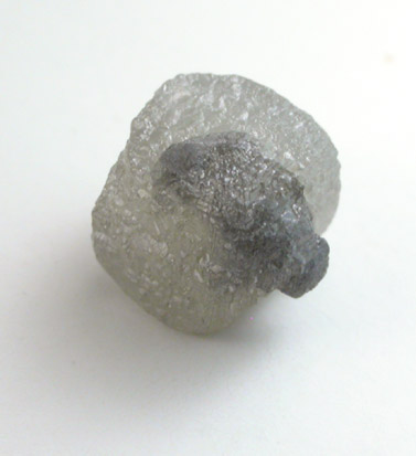 Diamond (1.03 carat intergrown cubic crystals) from Mbuji-Mayi (Miba), Democratic Republic of the Congo