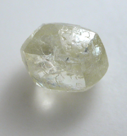 Diamond (1.04 carat yellow dodecahedral crystal) from Orapa Mine, south of the Makgadikgadi Pans, Botswana