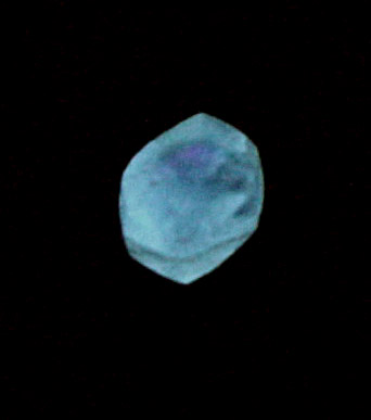 Diamond (1.04 carat yellow dodecahedral crystal) from Orapa Mine, south of the Makgadikgadi Pans, Botswana