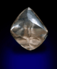 Diamond (1.39 carat flawless octahedral crystal) from Orapa Mine, south of the Makgadikgadi Pans, Botswana