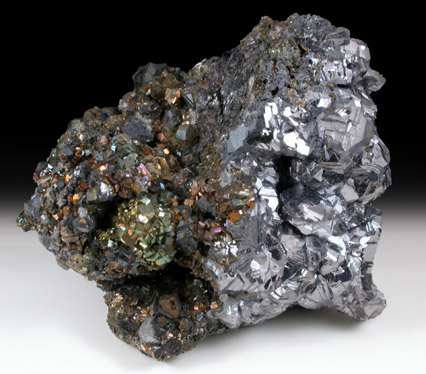 Galena and Pyrite from Naica District, Saucillo, Chihuahua, Mexico