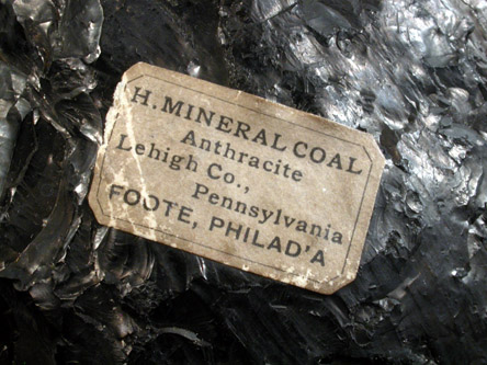 Anthracite Coal from Lehigh County, Pennsylvania