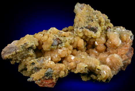 Mimetite and Paradamite from Mina Ojuela, Mapimi, Durango, Mexico