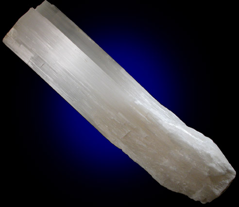 Gypsum var. Satin Spar from West Cumberland Iron Mining District, Cumbria, England