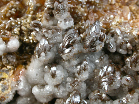 Wulfenite, Mimetite, Smithsonite from Tsumeb Mine, Otavi-Bergland District, Oshikoto, Namibia